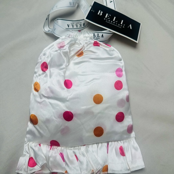 Bella Sleep Spa Ruffled Satin Pillowcase-Confetti, Standard Size - Picture 5 of 7